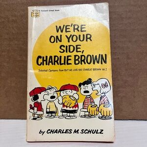 We're On Your Side, Charlie Brown    Book by Charles M Schultz